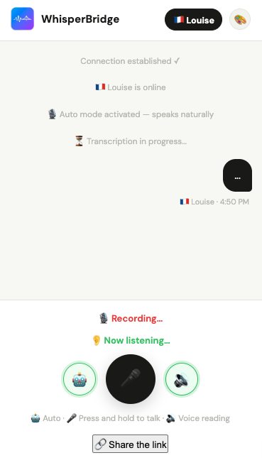 Enregistrement en cours